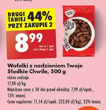 Biedronka Wafle czekoladowe Twoje słodkie chwile oferta