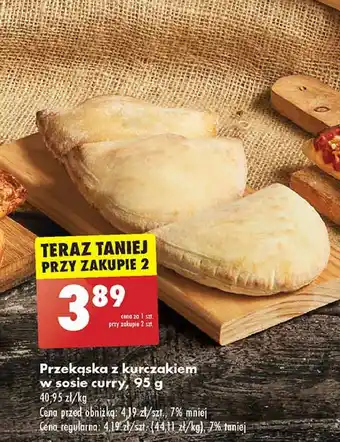 Biedronka Przekąska z kurczakiem i curry oferta