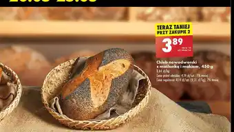 Biedronka Chleb nowodworski z maślanką i makiem oferta