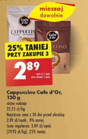Biedronka Cappuccino Cafe d'Or, 130 g oferta