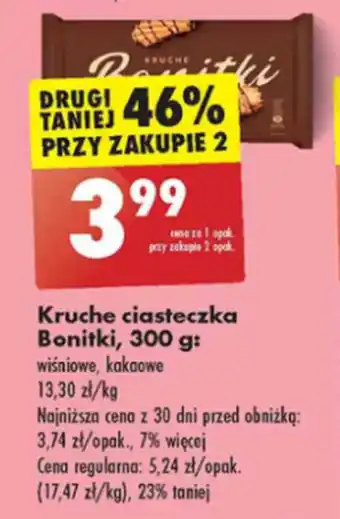 Biedronka Kruche ciasteczka Bonitki, 300 g oferta