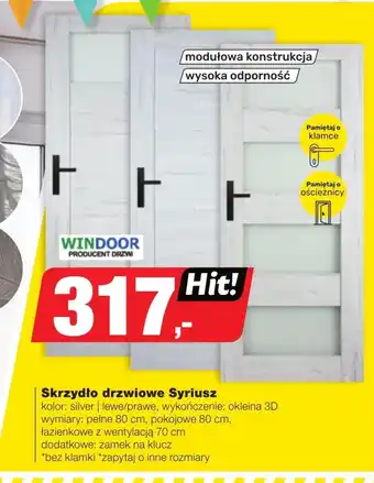 Bricomarche Skrzydło drzwiowe Windoor oferta