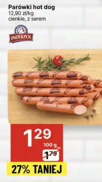 Delikatesy Centrum Parówki Indykpol oferta