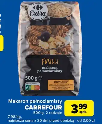 Carrefour Express Makaron Carrefour oferta