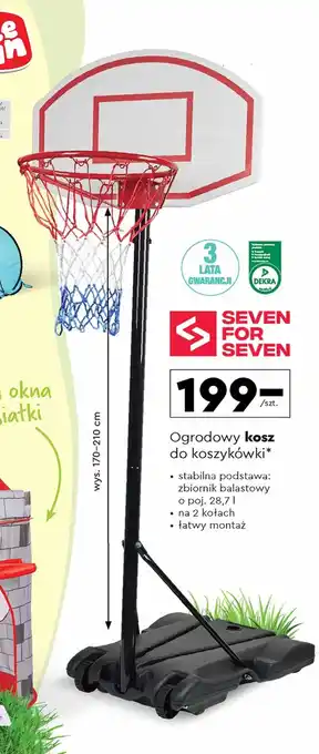 Biedronka Tablica do koszykówki Seven for 7 oferta