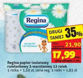 Sedal Regina papier toaletowy rumiankowy 3-warstwowy 12 rolek oferta