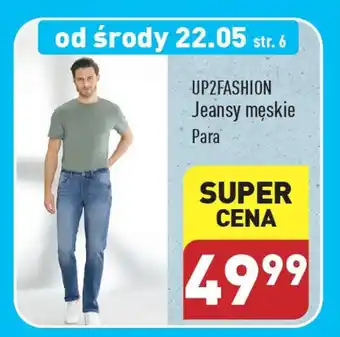 ALDI UP2FASHION Jeansy męskie oferta