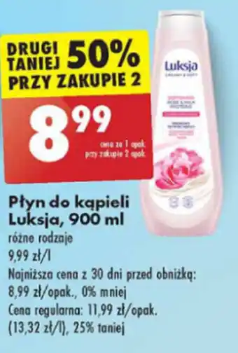 Biedronka Płyn do kąpieli Luksja, 900 ml oferta