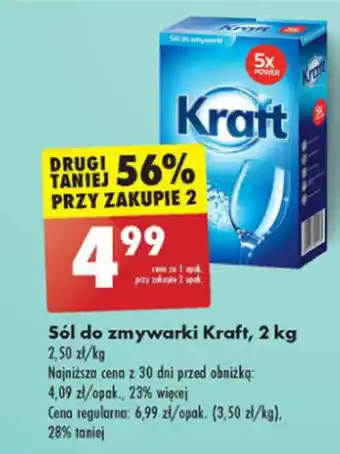 Biedronka Sól do zmywarki Kraft, 2 kg oferta