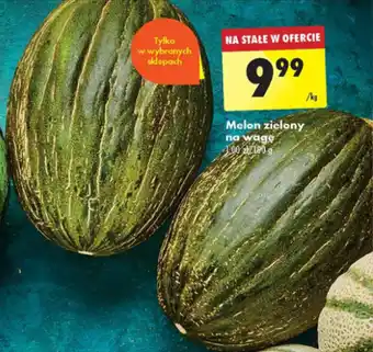 Biedronka Melon zielony na wagę 1 kg oferta