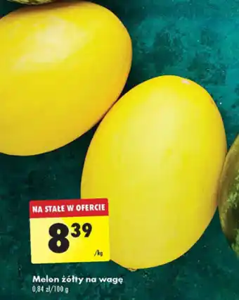 Biedronka Melon żółty na wagę 1 kg oferta