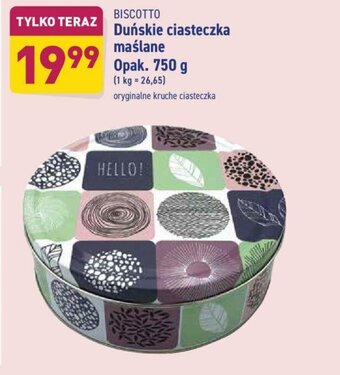 ALDI Duńskie ciasteczka maślane 750g oferta