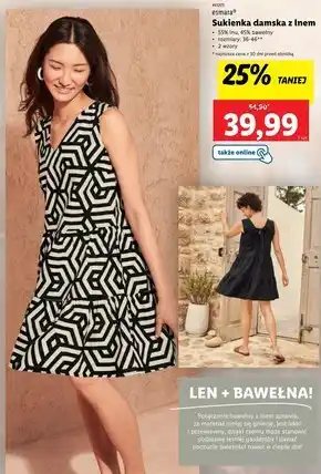 Lidl Sukienka damska Esmara oferta