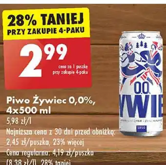 Biedronka Piwo Żywiec Bezalkoholowe oferta