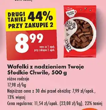 Biedronka Wafle czekoladowe Twoje Słodkie Chwile oferta