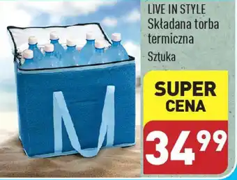 ALDI LIVE IN STYLE Składana torba termiczna oferta
