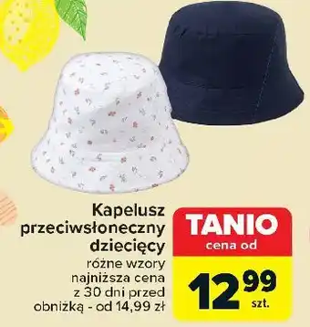 Carrefour Kapelusz dziecięcy oferta