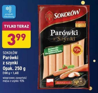 ALDI Parówki z szynki 250g oferta