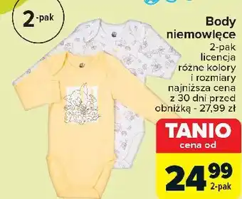 Carrefour Body niemowlęce oferta