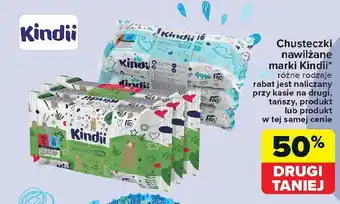 Carrefour Chusteczki wilgotne pure Cleanic Kindii oferta