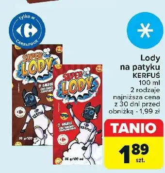 Carrefour Lody kerfuś truskawkowe Carrefour oferta