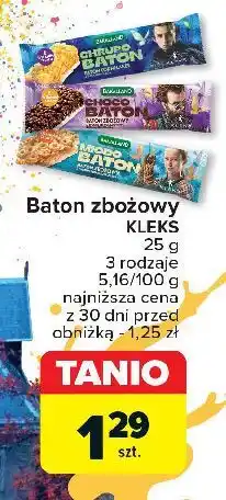 Carrefour Baton zbożowy z miodem i białą czekoladą Bakalland oferta