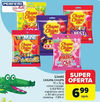 Carrefour Lizaki cola + milky fruit paczka Chupa Chups The Best Of oferta