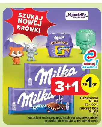 Carrefour Czekolada Milka Alpenmilch oferta