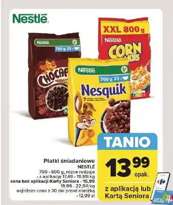 Carrefour Płątki śniadaniowe Corn Flakes (Nestle) oferta