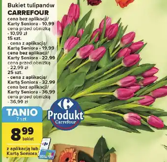 Carrefour Bukiet tulipanow Carrefour oferta