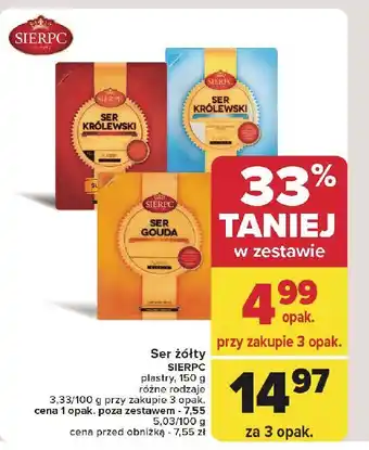 Carrefour Ser królewski light Sierpc oferta