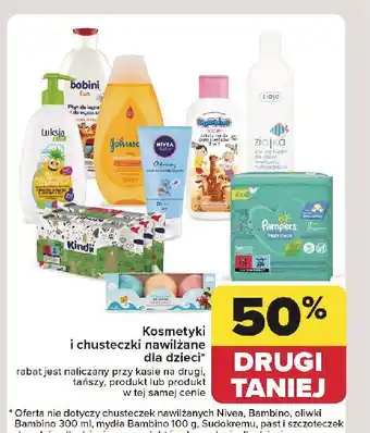 Carrefour Chusteczki wilgotne natural balance Cleanic Kindii oferta