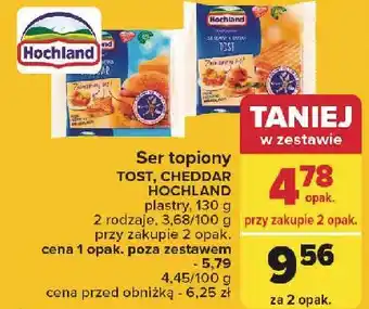 Carrefour Ser topiony tost Hochland oferta