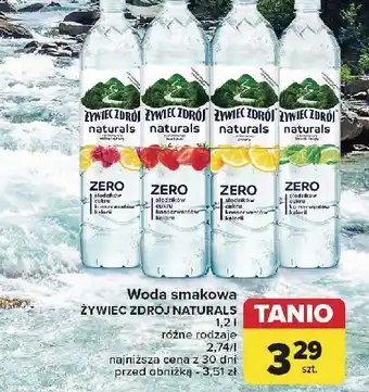 Carrefour Woda z nutą limonki i mięty Żywiec Zdrój Naturals oferta