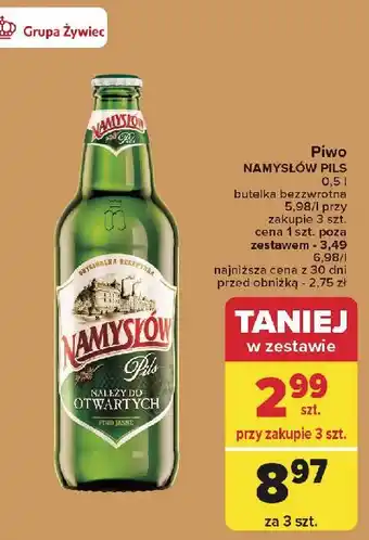 Carrefour Piwo Namysłów Pils oferta