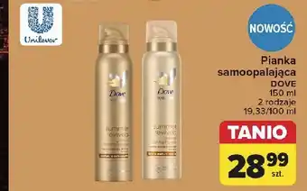 Carrefour Pianka brązująca light Dove Body Love oferta
