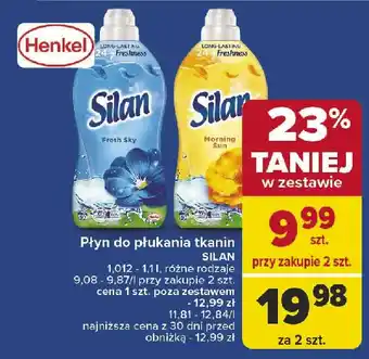 Carrefour Płyn do płukania morning sun Silan oferta