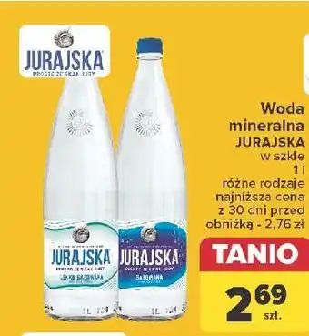 Carrefour Woda lekko gazowana Jurajska oferta