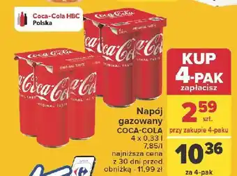 Carrefour Napój Coca-Cola oferta