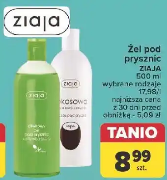 Carrefour Mydło pod prysznic Ziaja Kokosowa oferta