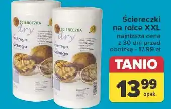 Carrefour Ściereczki na rolce oferta