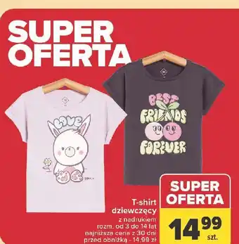 Carrefour T-shirt dziecięcy rozm. 3-14 lat oferta