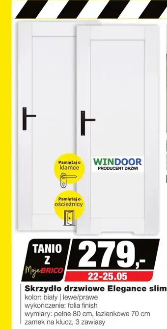 Bricomarche Skrzydło drzwiowe Folia oferta