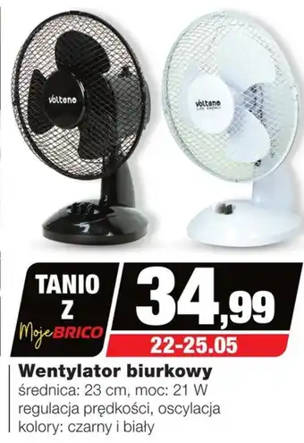 Bricomarche Wentylator Volteno oferta