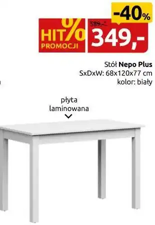 Black Red White Stół Nepo Plus oferta