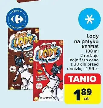 Carrefour Lody kerfuś czekoladowe Carrefour oferta