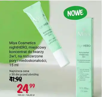 Rossmann Koncentrat do twarzy Miya Cosmetics oferta