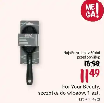 Rossmann Szczotka do włosów For Your Beauty oferta