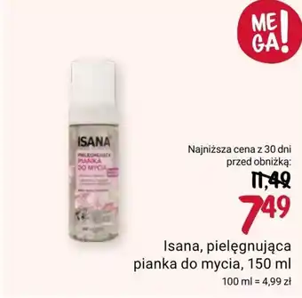 Rossmann Pianka do mycia Isana oferta