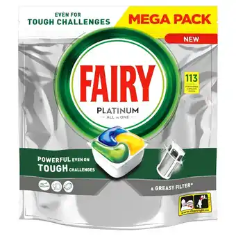 Rossmann Fairy Platinum Cytryna Kapsułki do zmywarki All In One, 113 tabletek oferta